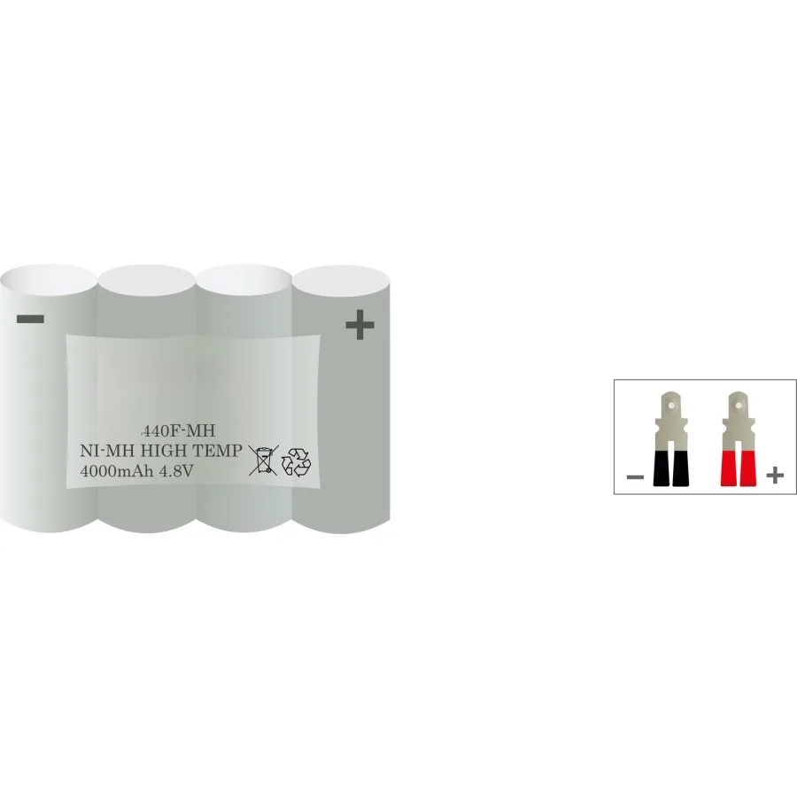 Veiligheidsverlichting accu 440F-MH – 4,8 V 4000 mAh NiMH