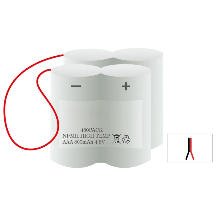Veiligheidsverlichting accu 480PACK – 4,8 V 800 mAh NiMH