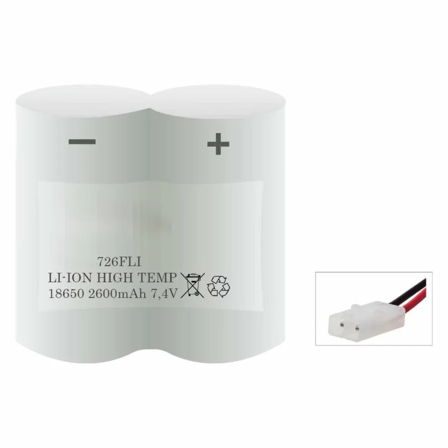 Noodverlichtingsaccu 726FLI | 7,4 V 2600 mAh Li-ion