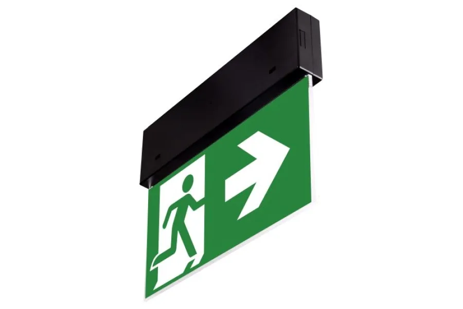 DIRECTO CB zwart | Vluchtwegpictogramarmatuur