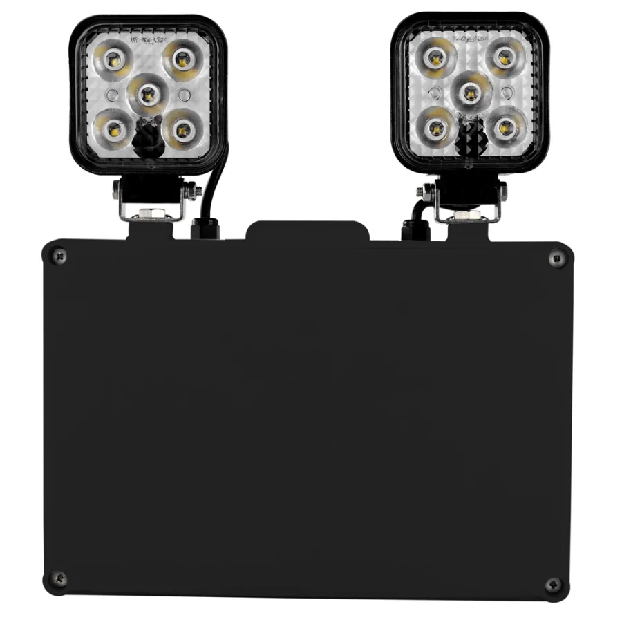 Twinspot 1800 AT zwart - Anti-paniekverlichting