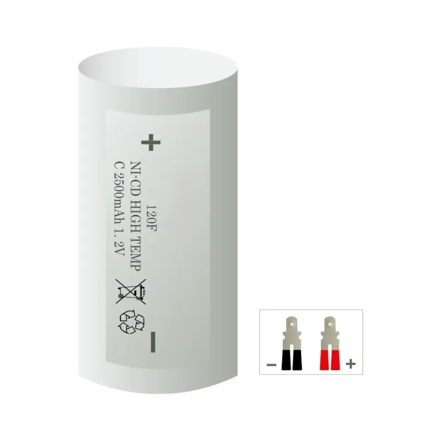 Veiligheidsverlichting accu 120F – 1,2 V 2500 mAh NiCd