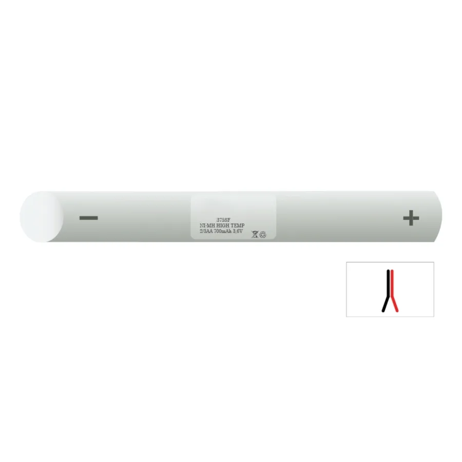 Veiligheidsverlichting accu 375SF – 3,6 V 700 mAh NiMH