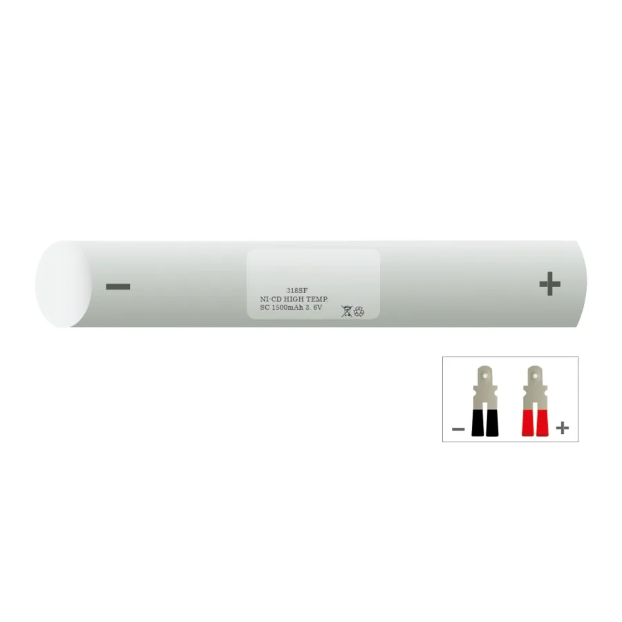Veiligheidsverlichting accu 318SF – 3,6 V 1800 mAh NiCd