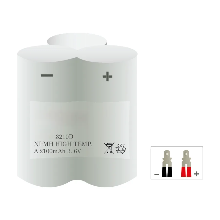 Veiligheidsverlichting accu 3210D – 3,6 V 2100 mAh NiMH