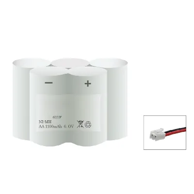 Veiligheidsverlichting accu 611F – 6 V 1100 mAh NiMH