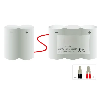 Veiligheidsverlichting accu 615FT – 6 V 1500 mAh NiCd