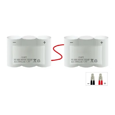 Noodverlichtingsaccu 713FT | 7,2 V 1300 mAh NiMH