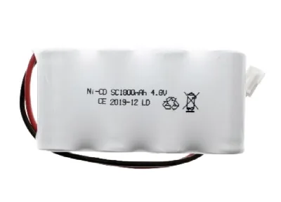 SBS-accu noodverlichting | 4,8 V 1800 mAh NiCd