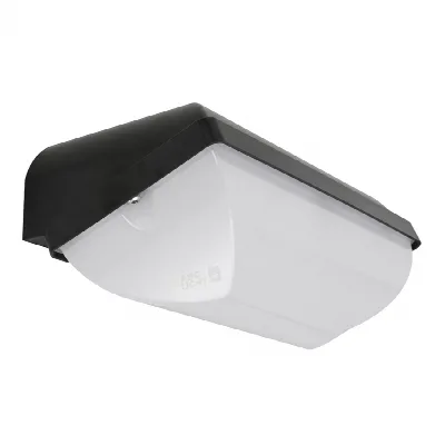 Zwarte Ibiza 3CCT LED portiekarmatuur met noodunit | 3 uur