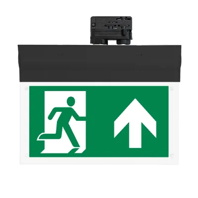 Ems 4 ST TRK zwart 3-fase - Vluchtwegverlichting