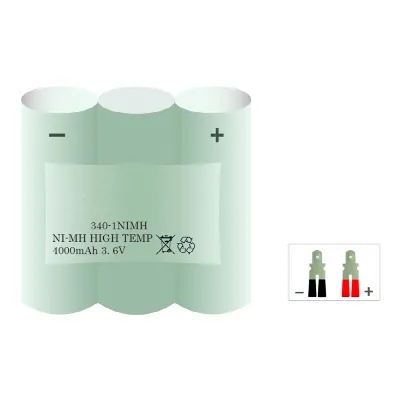 Accu 340F-1 – 3,6 V 4000 mAh NiMH