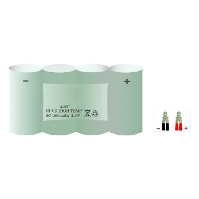 Veiligheidsverlichting accu 418F – 4,8 V 1800 mAh NiCd