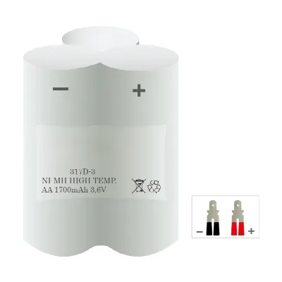 Veiligheidsverlichting accu 317D-3 – 3,6 V 1700 mAh NiMH