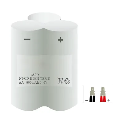 Veiligheidsverlichting accu 380D – 3,6 V 800 mAh NiCd