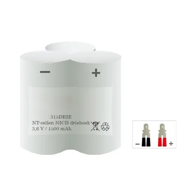 Veiligheidsverlichting accu 315DRIE – 3,6 V 1500 mAh NiCd
