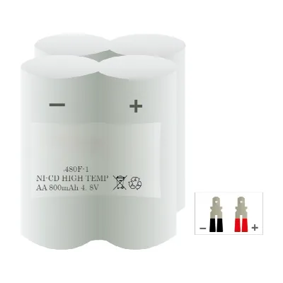 Veiligheidsverlichting accu 480F-1 – 4,8 V 800 mAh NiCd
